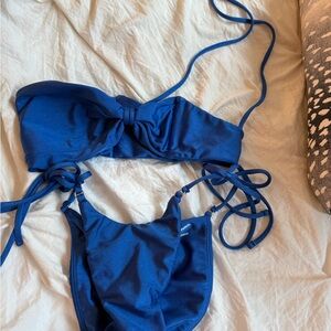 Blue Women's Bikini Set